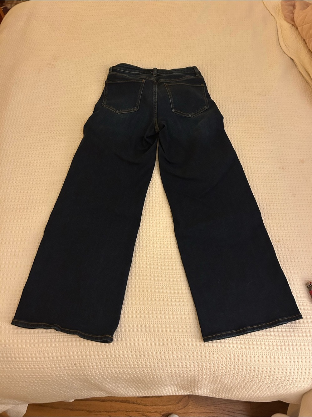 Quince Dark Blue Bella Wide-Leg Jeans - Picture 2 of 6